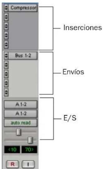 Compressor Bus 1-2 A 1-2 A 1-2 auto read <10 70> R I Inserciones Envíos E/S
