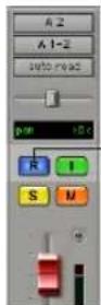 Avid Pro Tools 6.7 - Visualización del estado de grabación de pistas - 1