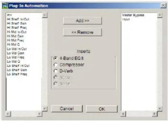 Avid Pro Tools 6.7 - Para activar controles de módulo adicional para automatización: - 3