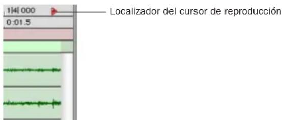 Localizador del cursor de reproducción