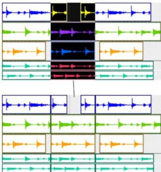 Avid Pro Tools 6.7 - Separación de varias pistas - 1