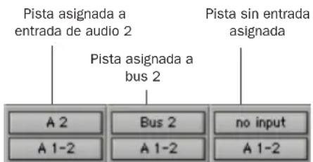 Avid Pro Tools 6.7 - Asignación de entradas y salidas a pistas - 1