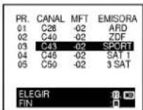 LG N30P - Cambio del orden de los pro- gramas memorizados - 2