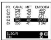 LG N30P - Cambio del orden de los pro- gramas memorizados - 3