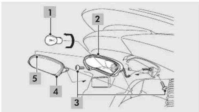 Honda PCX 125i (2014) - Lâmpadas das sinaleiras traseiras - 1