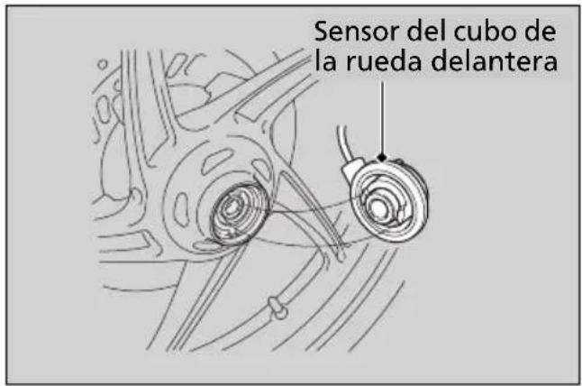 Sensor del cubo de la rueda delantera
