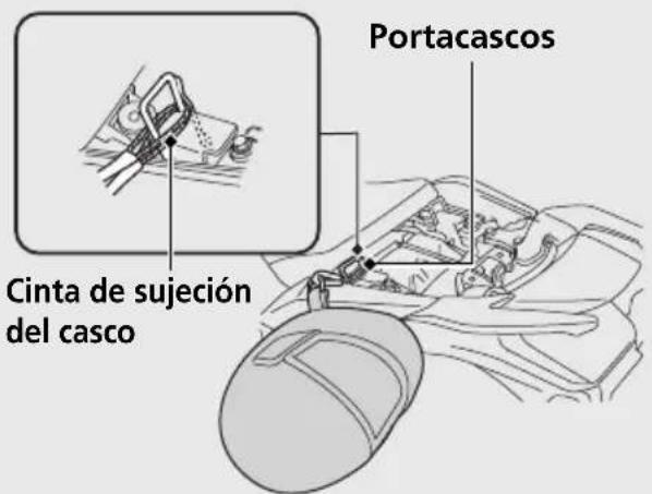 Portacascos Cinta de sujeción del casco