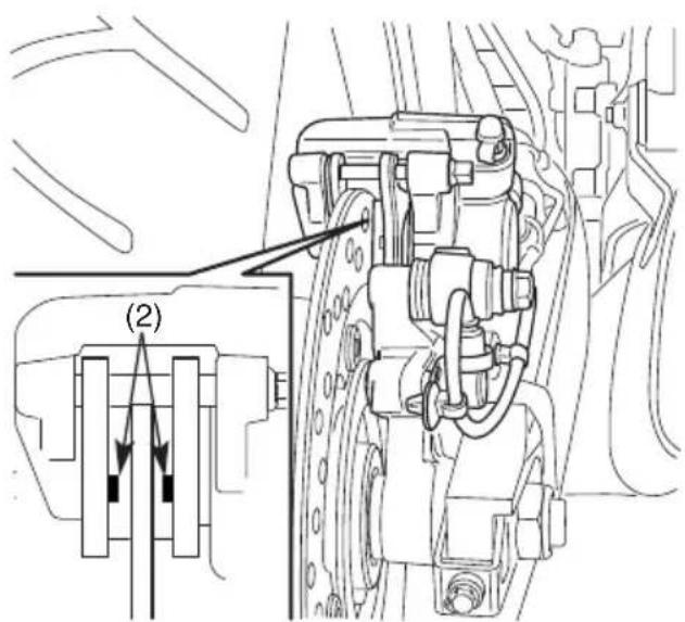 Honda CB600F (2012) - Freno trasero - 1