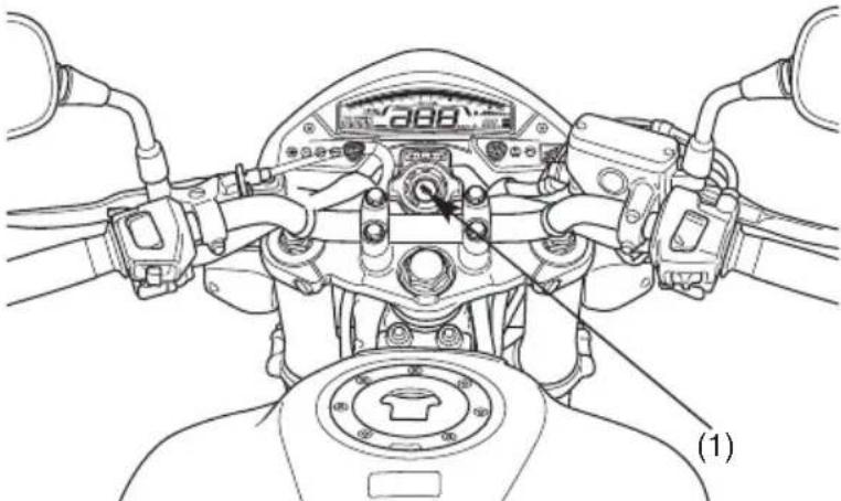Honda CB600F (2012) - COMPONENTES INDIVIDUALES ESENCIALES INTERRUPTOR DE ENCENDIDO - 1