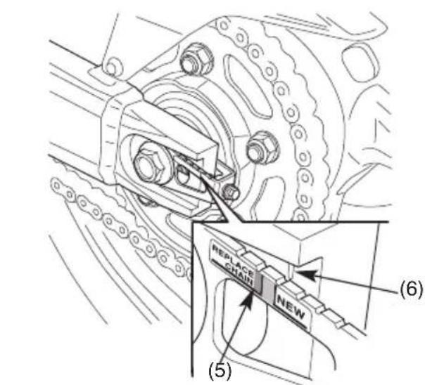 Honda CB600F (2012) - Control de desgaste: - 1