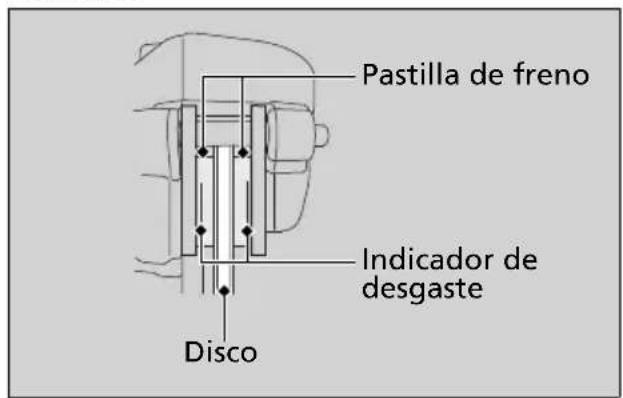 Honda PCX 125 (2013) - Inspección de las pastillas de freno - 1