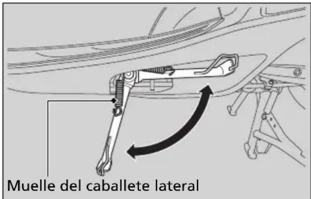 Honda PCX 125 (2013) - Caballete lateral - 1