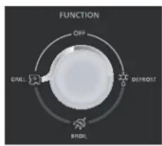 FUNCTION OFF DRILL DEFROST RMDL