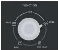 FUNCTION OFF SROL GRILL PRE-HAT SAVE
