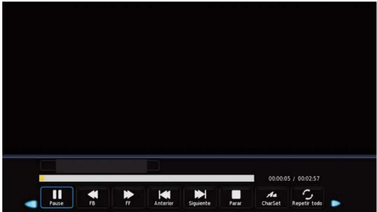 00:00:05 / 00:02:57 Pause FB FF Anterior Siguiente Parar CharSet Repetir todo