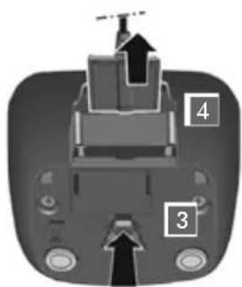 GIGASET A415H - Conectar el soporte de carga (si se incluye) - 2