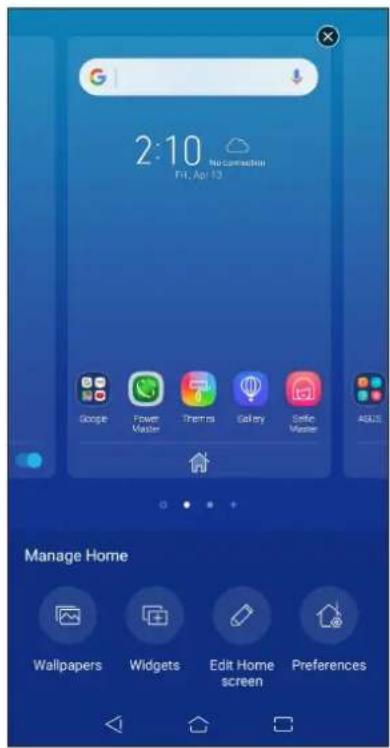 ASUS ZenFone Max M3 - Personalizar sua tela Inicial - 1