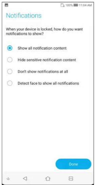 ASUS ZenFone Max M3 - Criação de desbloqueio de face a partir de Configurações - 3