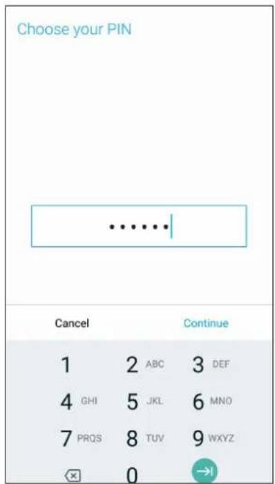 ASUS ZenFone Max M3 - Opções de bloqueio de tela - 2