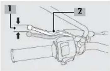 Honda XRE190 (2021) - Folga da alavanca da embreagem: 10 - 20 mm - 1