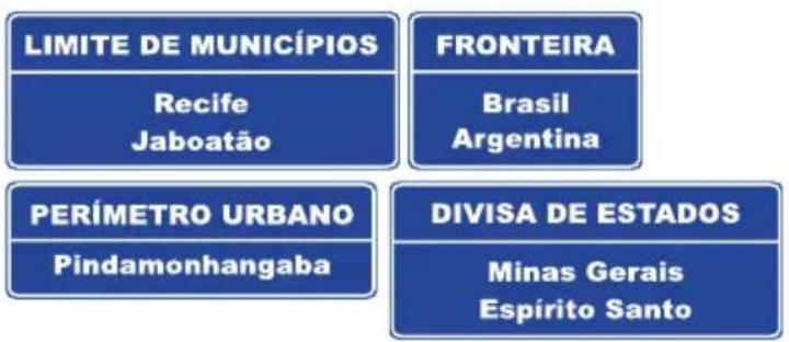 Honda XRE190 (2021) - f) Placas de identificação de limite de municípios, divisa de estados, fronteira, perímetro urbano - 1