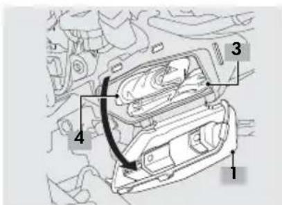 Honda XRE190 (2021) - Jogo de Ferramentas / Porta-documentos - 2