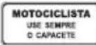 Honda XRE190 (2022) - Placas educativas - 2