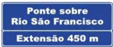 Honda XRE190 (2023) - d) Placas de identificação nominal de pontes, viadutos, túneis e passarelas - 2