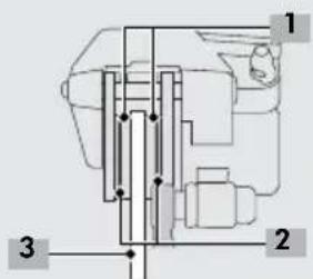 Honda XRE190 (2023) - Freio traseiro: - 2