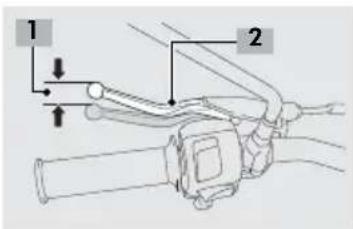Honda XRE190 (2023) - Folga da alavanca da embreagem: 10 - 20 mm - 1