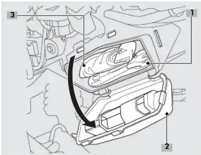 Honda XRE190 (2023) - Jogo de Ferramentas / Porta-documentos - 1