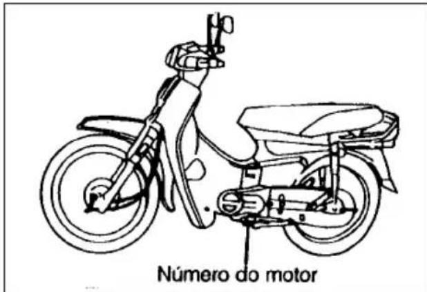 Honda C100 Dream (1998) - IDENTIFICAÇÃO DA MOTOCICLETA - 2