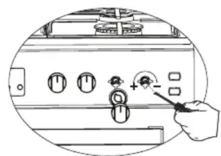 Rommer ECH 352 FG - Reduced gas flow rate setting for hob taps - 2