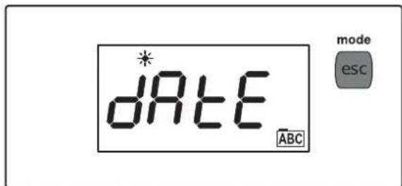 DATE ABC mode esc