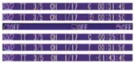 2022 TT 3.75 CH 1/17 C 00:01:49 2022 TT 3.75 CH 1/17 D 00:01:50 GIOFF □OFF □OFF 2022 TT 3.75 CH 1/17 C -00:05:16 2022 TT 3.75 CH 1/17 T 00:01:56 2022 TT 3.75 CH 1/17 T -01:43:40
