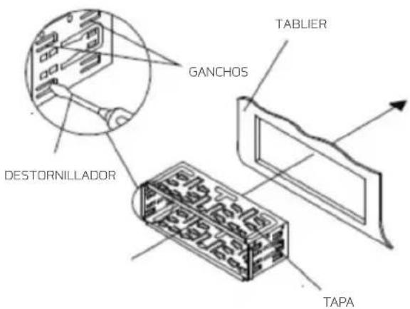 GANCHOS TABLIER DESTORNILLADOR TAPA