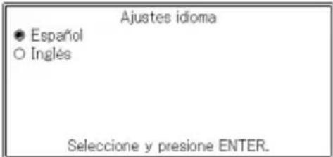 CASIO EW-S3000 - Ajuste de idioma - 1