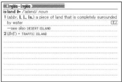 CASIO EW-S3000 - Cómo verificar la ortografía de un término en inglés (Verificación ortográfica) - 3