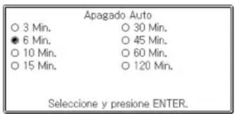 CASIO EW-S3000 - Apagado automático - 1
