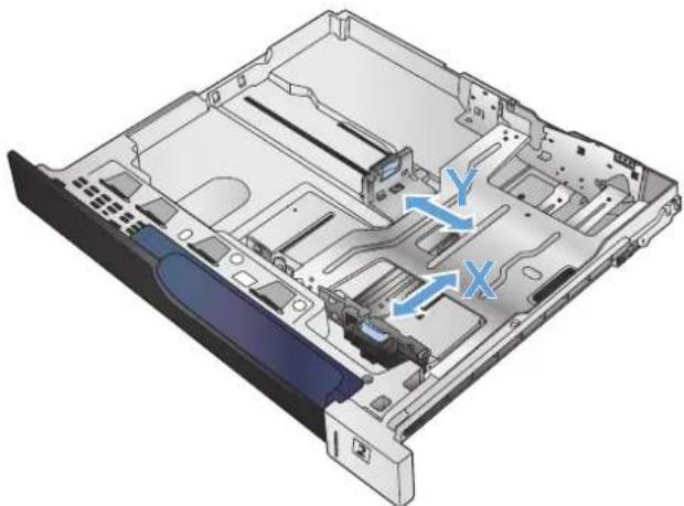 HP Color LaserJet Enterprise MFP M775 - Abra la bandeja. - 3