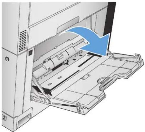 HP Color LaserJet Enterprise MFP M775 - Cargue la bandeja 1 - 1