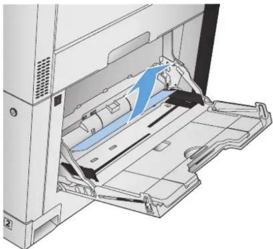 HP Color LaserJet Enterprise MFP M775 - Eliminación de atascos en la bandeja 1 - 1