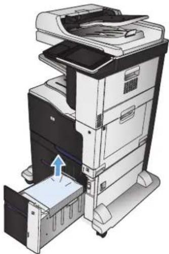 HP Color LaserJet Enterprise MFP M775 - Eliminación de atascos de la bandeja de alta capacidad para 3.500 hojas - 2