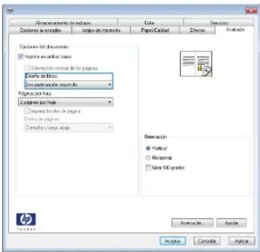 HP Color LaserJet Enterprise MFP M775 - Creación de folletos (Windows) - 4