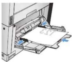 HP Color LaserJet Enterprise MFP M775 - Capacidad de la bandeja y orientación del papel - 2