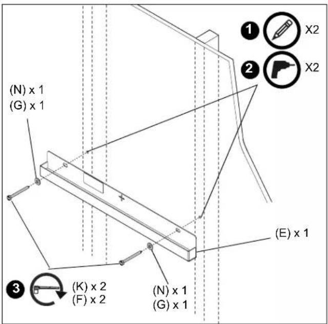 (N) x 1 (G) x 1 ① X2 ② X2 (E) x 1 ③ (K) x 2 (F) x 2 (N) x 1 (G) x 1