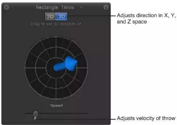 APPLE Motion 5.0 - Controles de la pantalla semitransparente - 2