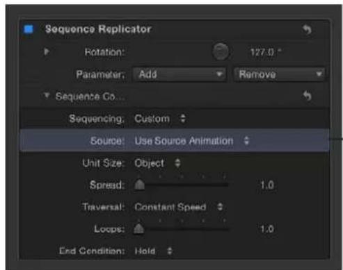 APPLE Motion 5.0 - Parámetros del inspector - 2