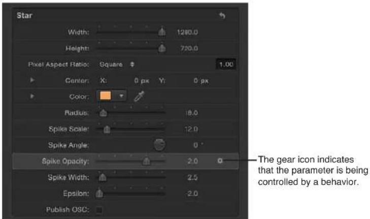 APPLE Motion 5.0 - Animar un generador utilizando comportamientos - 3