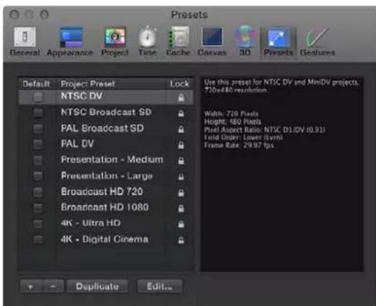 APPLE Motion 5.0 - Crear, editar y eliminar preajustes - 1